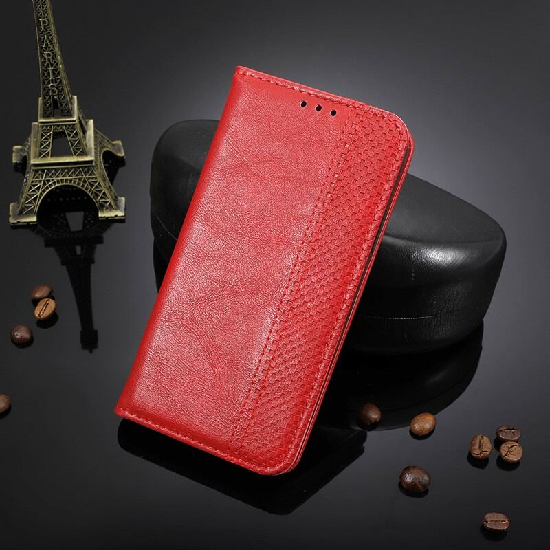 Cover Xiaomi Redmi Note 9 Pro 5G Flip Cover Vintage Effekt