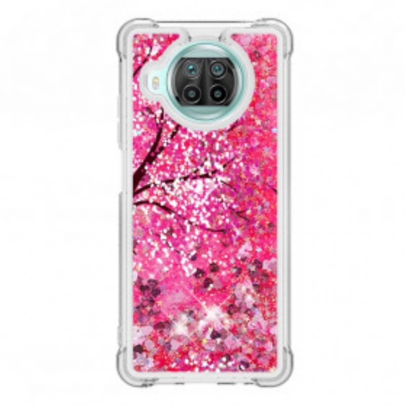 Cover Xiaomi Redmi Note 9 Pro 5G Glitter Træ