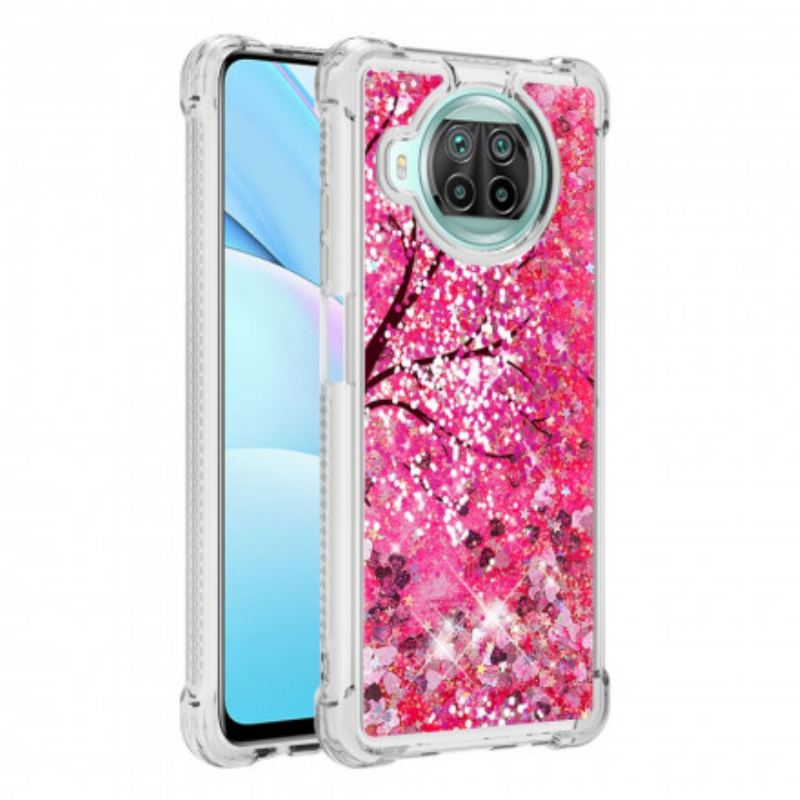 Cover Xiaomi Redmi Note 9 Pro 5G Glitter Træ