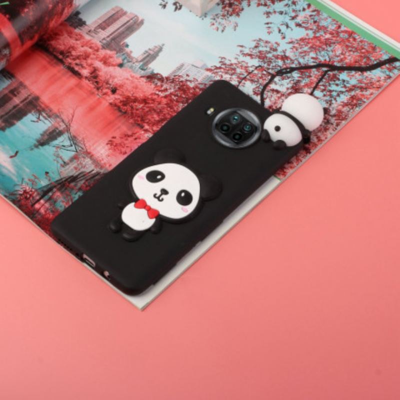 Cover Xiaomi Redmi Note 9 Pro 5G Min Panda 3d