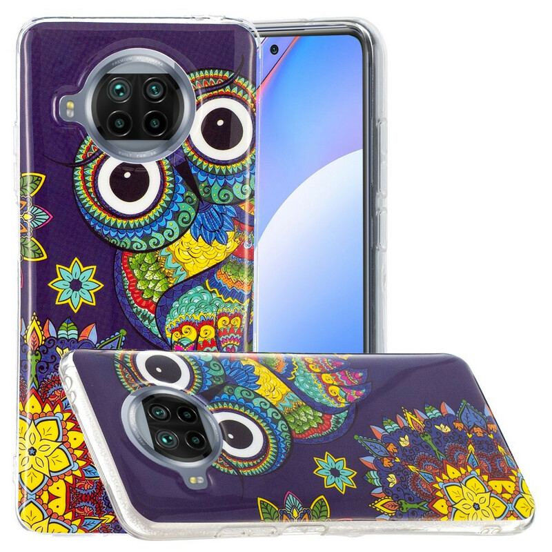 Cover Xiaomi Redmi Note 9 Pro 5G Neon Mandala Ugle