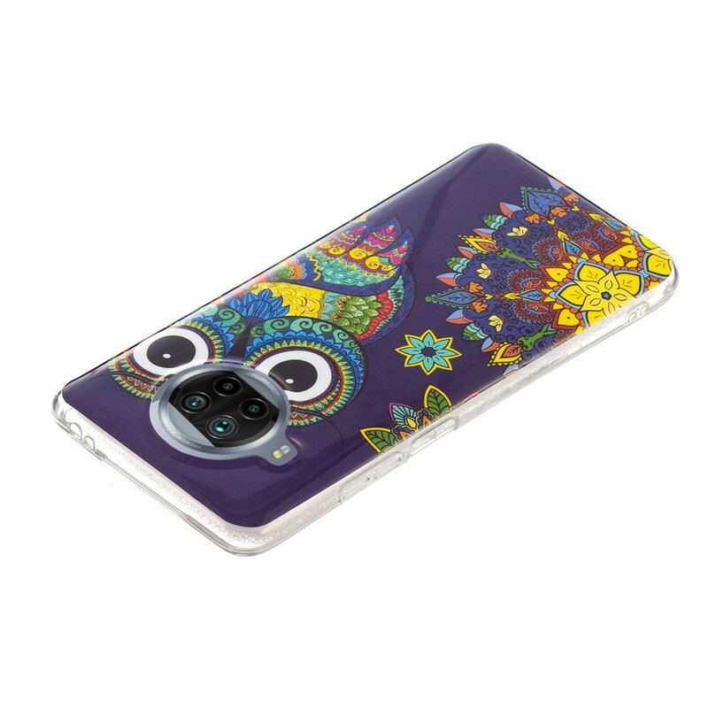 Cover Xiaomi Redmi Note 9 Pro 5G Neon Mandala Ugle