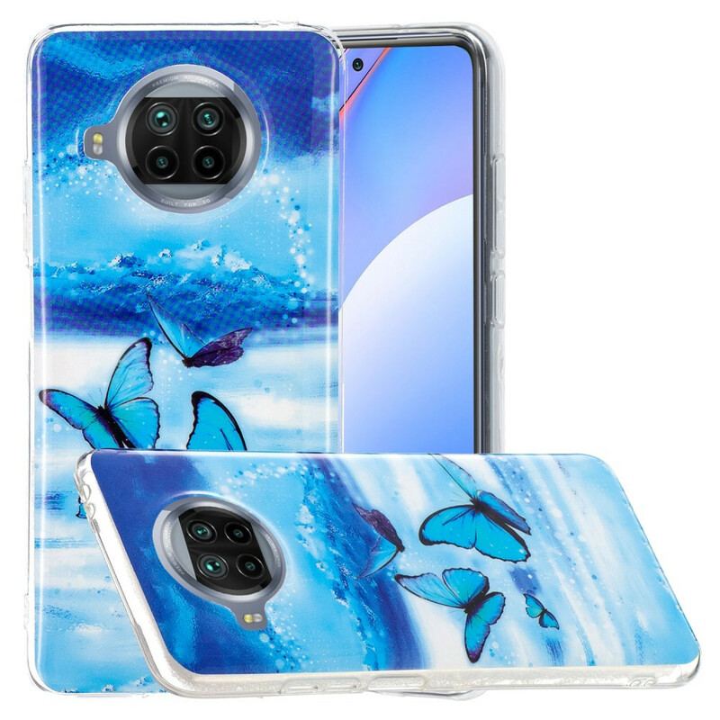 Cover Xiaomi Redmi Note 9 Pro 5G Neon Sommerfugle Serien