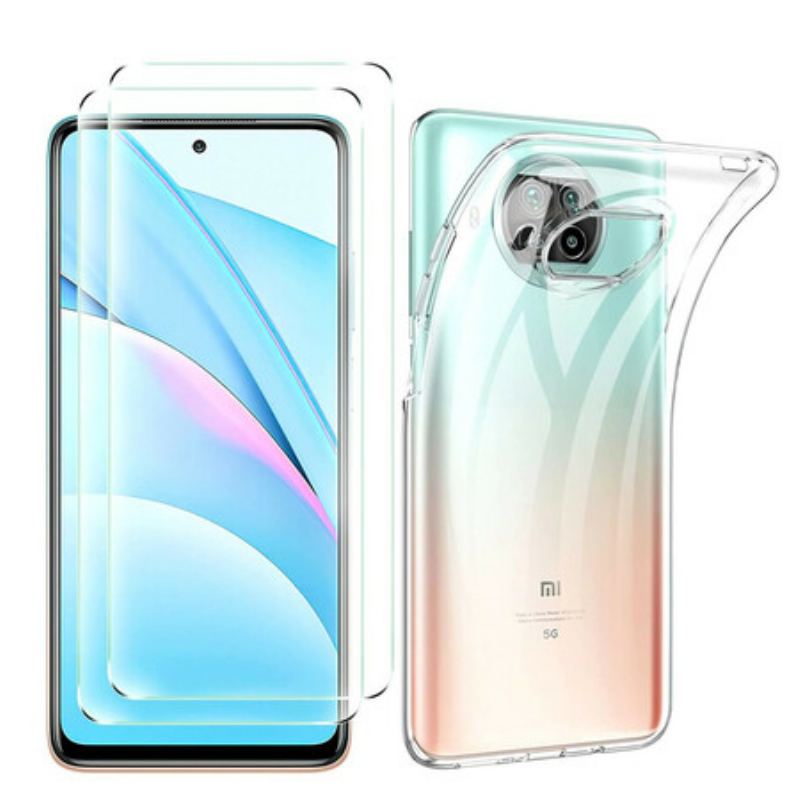 Cover Xiaomi Redmi Note 9 Pro 5G Og Hærdet Glasskærm