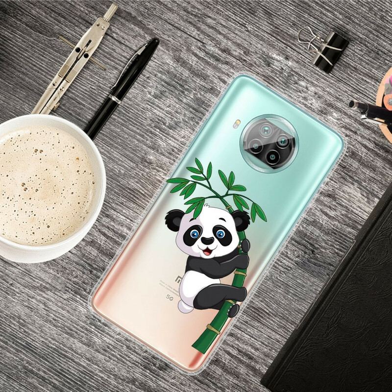 Cover Xiaomi Redmi Note 9 Pro 5G Panda På Bambus