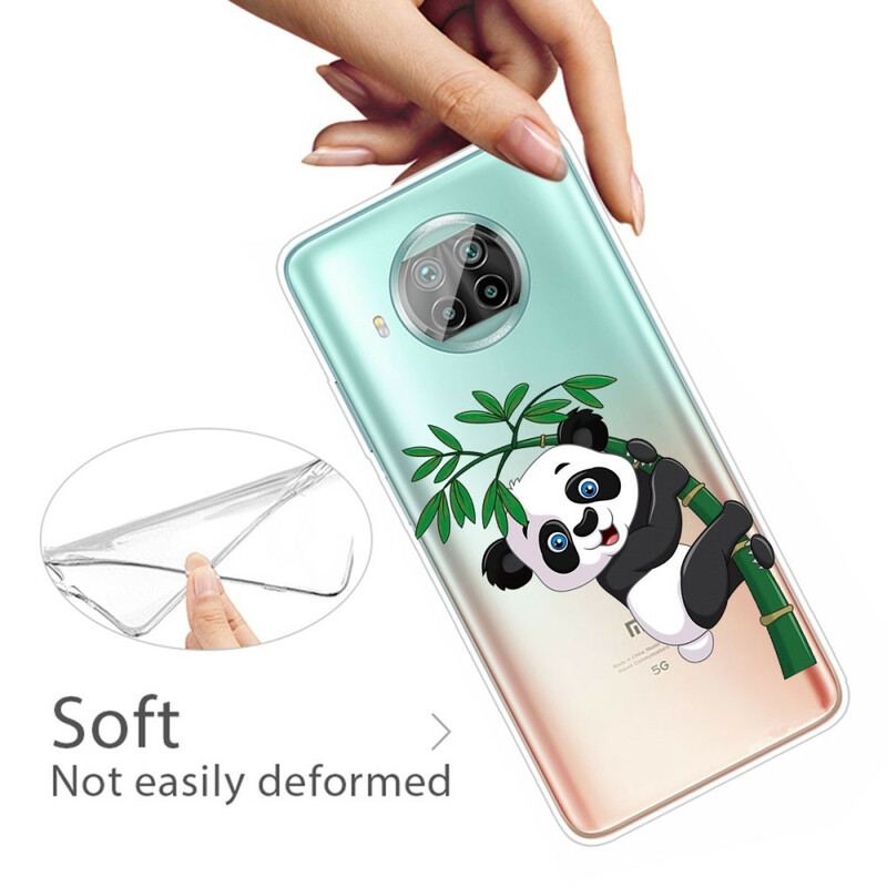 Cover Xiaomi Redmi Note 9 Pro 5G Panda På Bambus