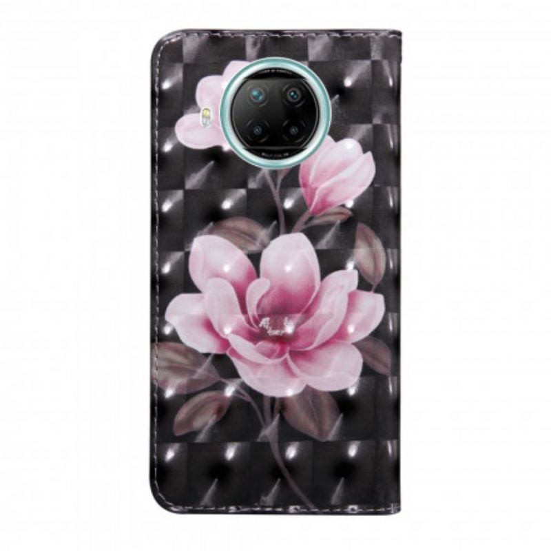 Flip Cover Xiaomi Redmi Note 9 Pro 5G Blomstre Blomster