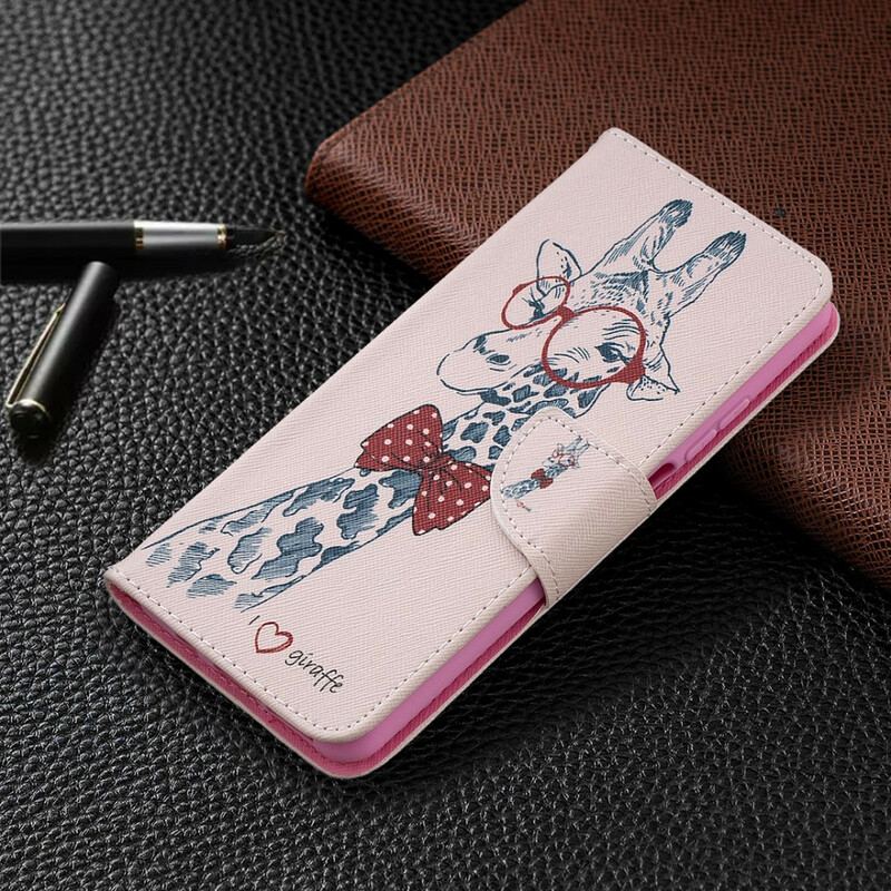 Flip Cover Xiaomi Redmi Note 9 Pro 5G Brainy Giraf