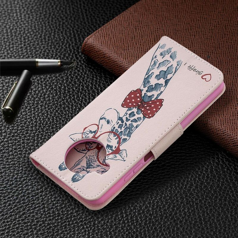 Flip Cover Xiaomi Redmi Note 9 Pro 5G Brainy Giraf