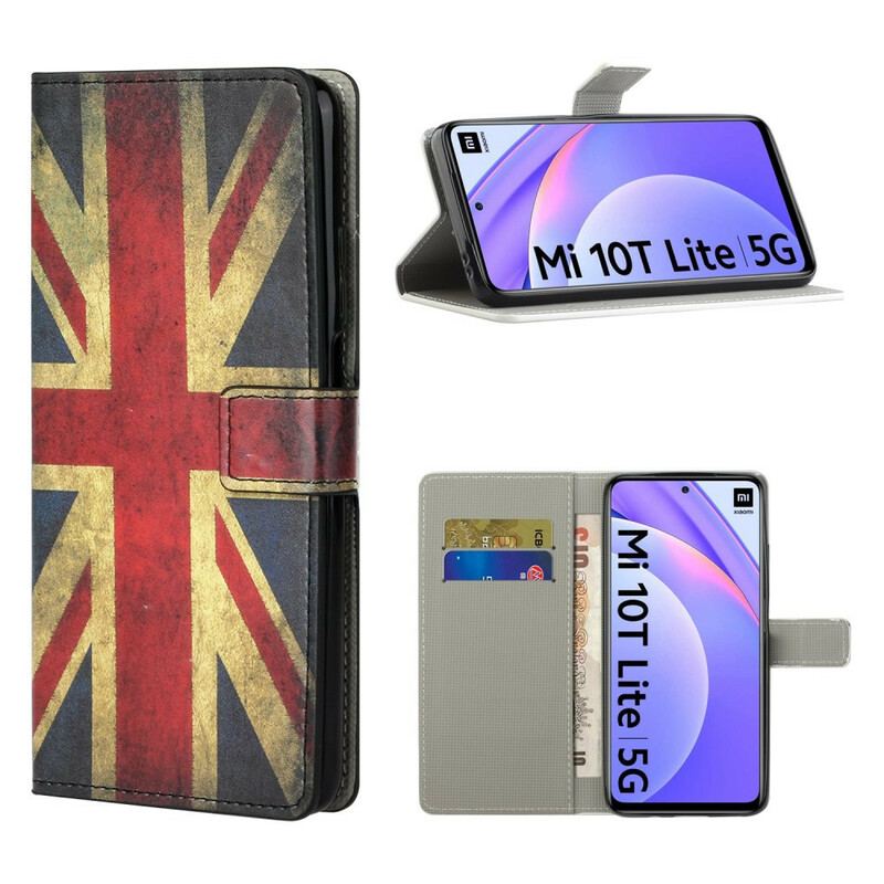 Flip Cover Xiaomi Redmi Note 9 Pro 5G England Flag