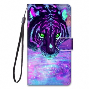 Flip Cover Xiaomi Redmi Note 9 Pro 5G Feline Med Snor