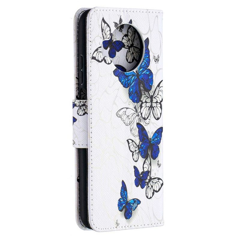 Flip Cover Xiaomi Redmi Note 9 Pro 5G Flugt Af Sommerfugle