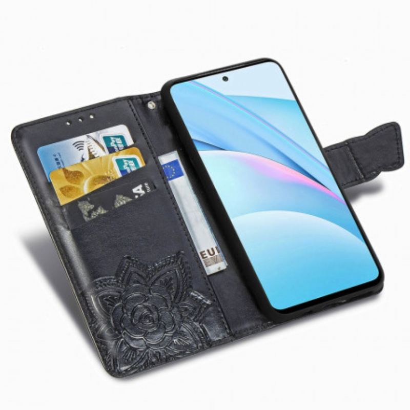 Flip Cover Xiaomi Redmi Note 9 Pro 5G Halve Sommerfugle