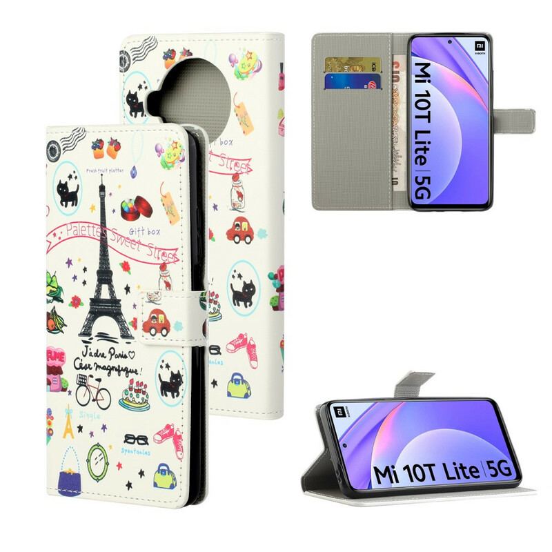 Flip Cover Xiaomi Redmi Note 9 Pro 5G Jeg Elsker Paris