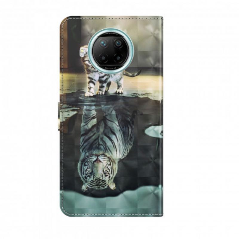 Flip Cover Xiaomi Redmi Note 9 Pro 5G Lys Spot Ernest The Tiger