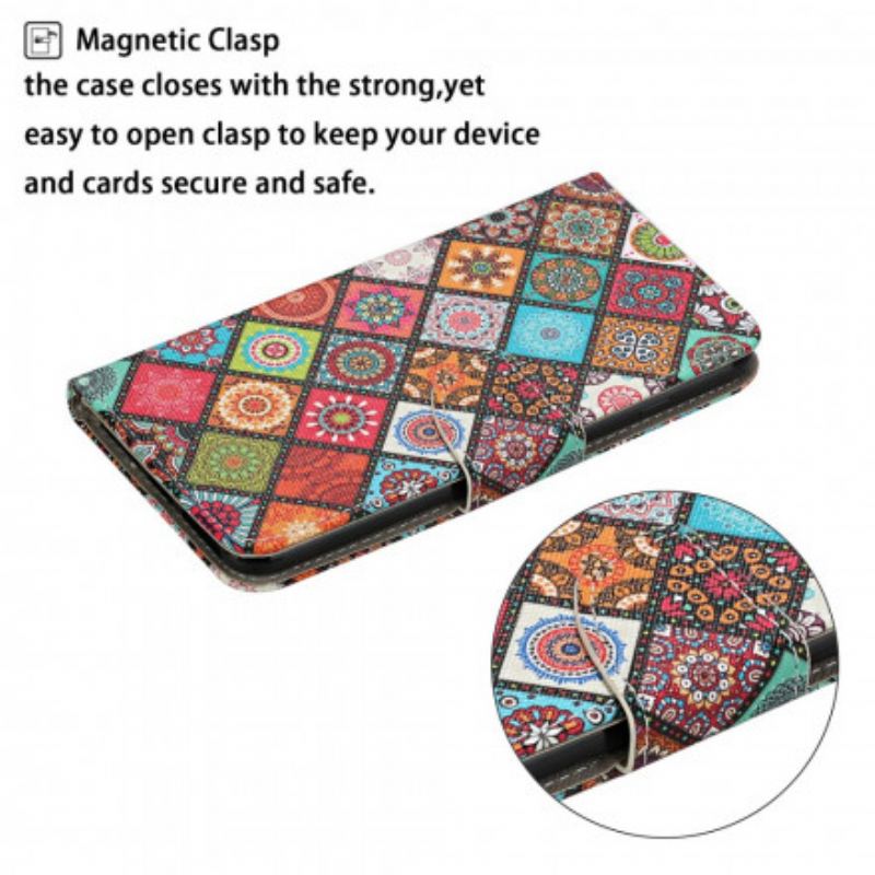 Flip Cover Xiaomi Redmi Note 9 Pro 5G Mandala Quilt