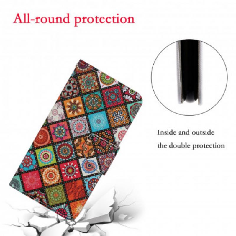 Flip Cover Xiaomi Redmi Note 9 Pro 5G Mandala Quilt