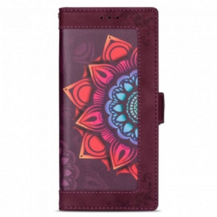 Flip Cover Xiaomi Redmi Note 9 Pro 5G Med Snor Strappy Mandala