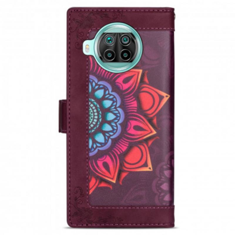 Flip Cover Xiaomi Redmi Note 9 Pro 5G Med Snor Strappy Mandala