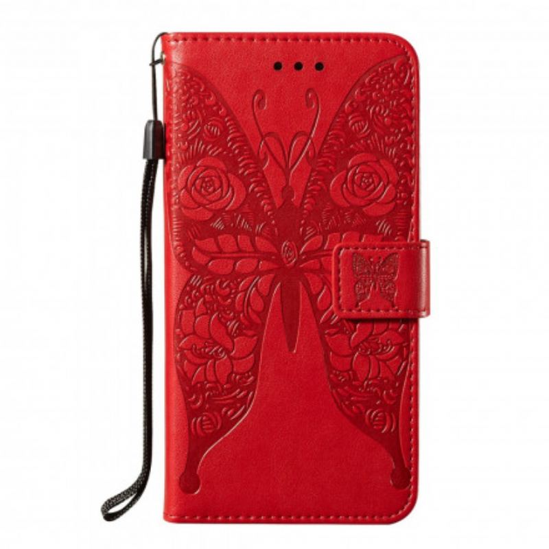 Flip Cover Xiaomi Redmi Note 9 Pro 5G Sommerfugle Design