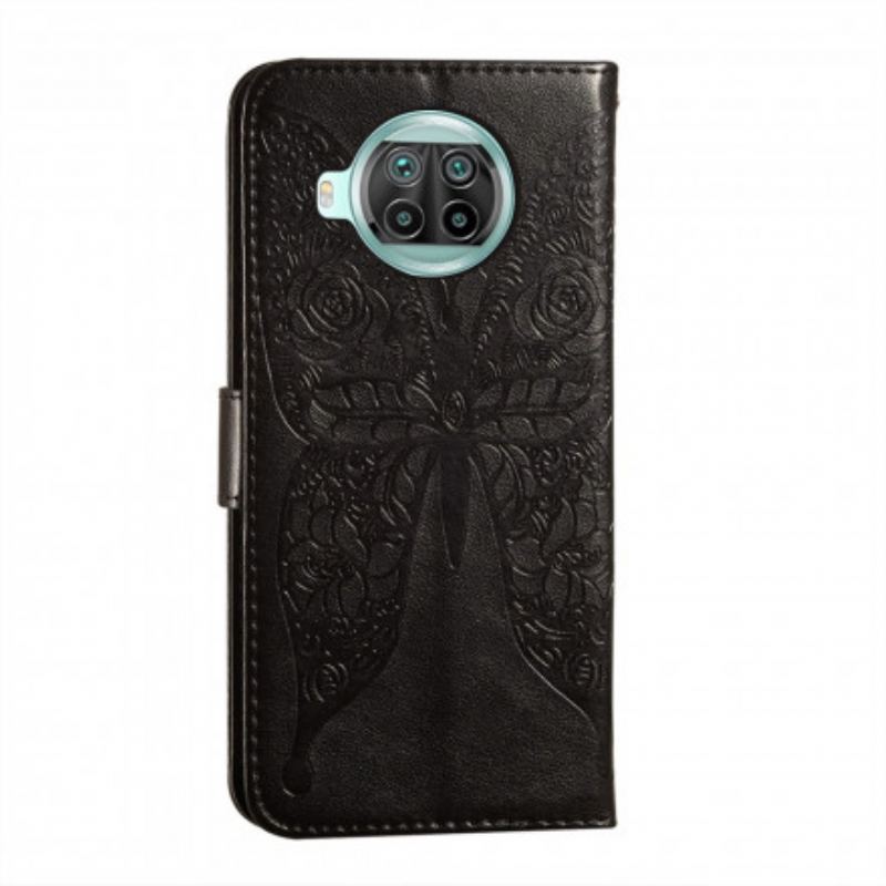 Flip Cover Xiaomi Redmi Note 9 Pro 5G Sommerfugle Design