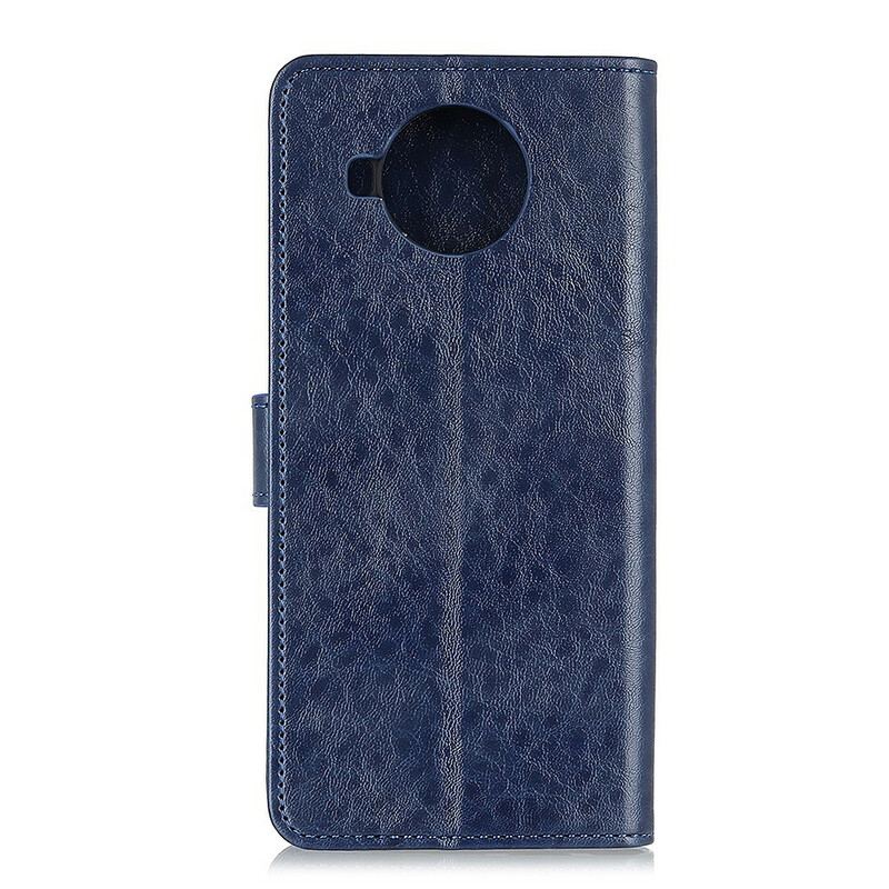 Flip Cover Xiaomi Redmi Note 9 Pro 5G Tekstureret Kunstlæder