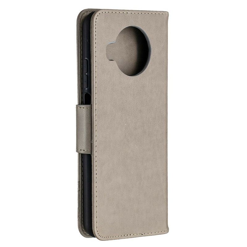 Flip Cover Xiaomi Redmi Note 9 Pro 5G Trykte Sommerfugle