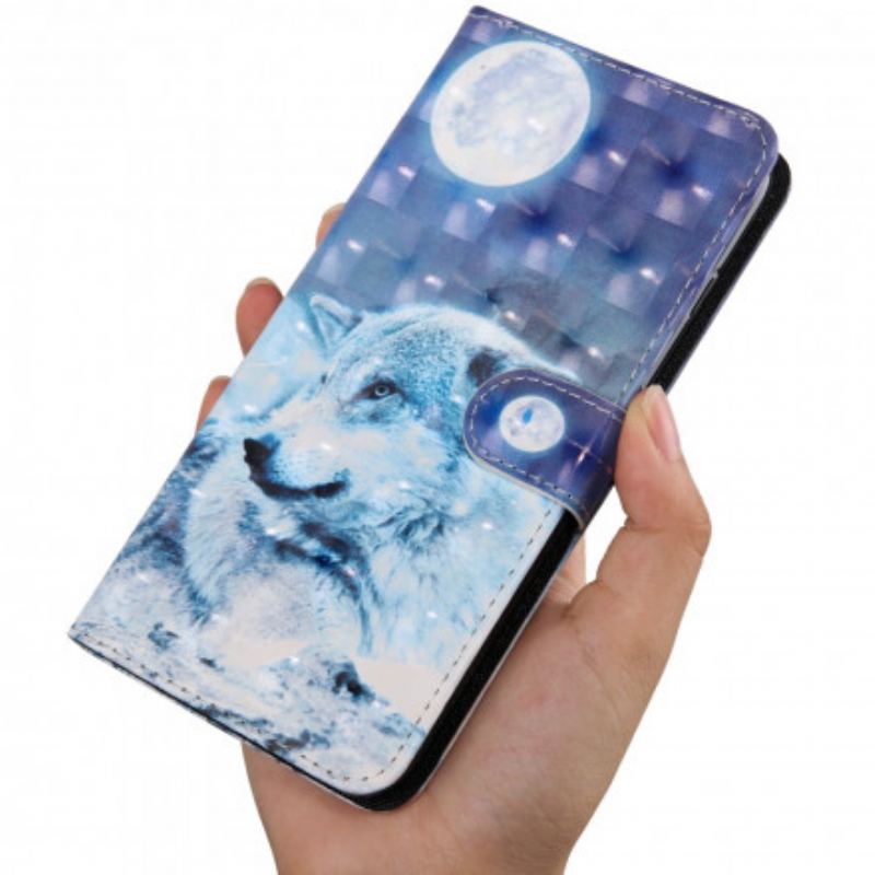 Flip Cover Xiaomi Redmi Note 9 Pro 5G Ulv I Måneskin