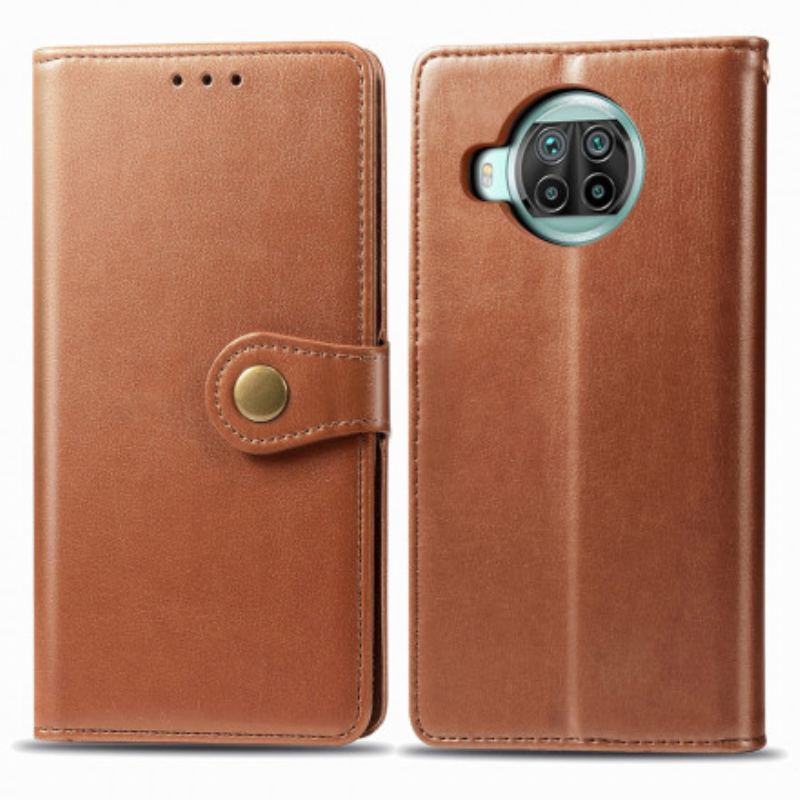 Flip Cover Xiaomi Redmi Note 9 Pro 5G Vintage Lås