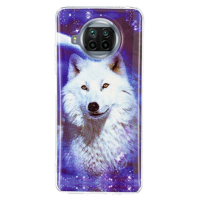 Mobilcover Xiaomi Redmi Note 9 Pro 5G Fluorescerende Wolf Series