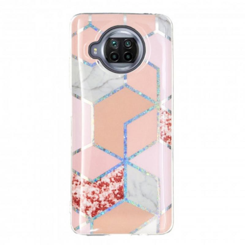 Mobilcover Xiaomi Redmi Note 9 Pro 5G Glitter Design Marmor