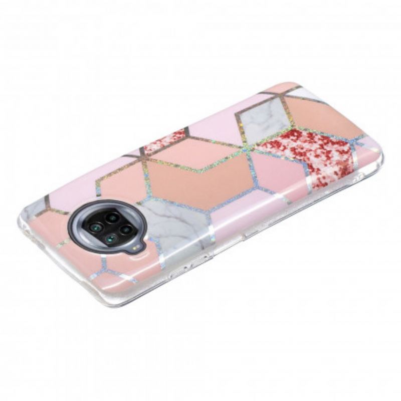 Mobilcover Xiaomi Redmi Note 9 Pro 5G Glitter Design Marmor