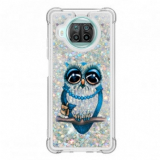Mobilcover Xiaomi Redmi Note 9 Pro 5G Miss Owl Pailletter