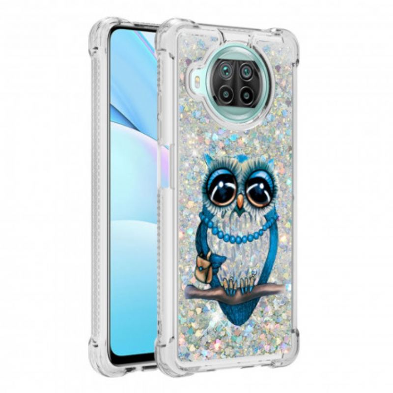 Mobilcover Xiaomi Redmi Note 9 Pro 5G Miss Owl Pailletter