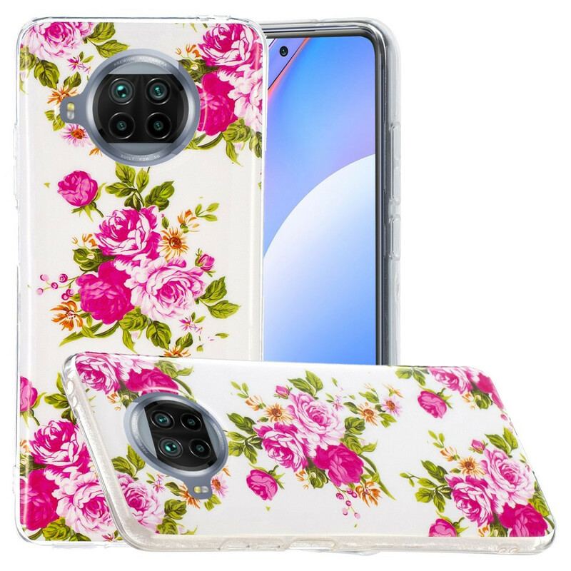 Mobilcover Xiaomi Redmi Note 9 Pro 5G Neon Liberty Blomster