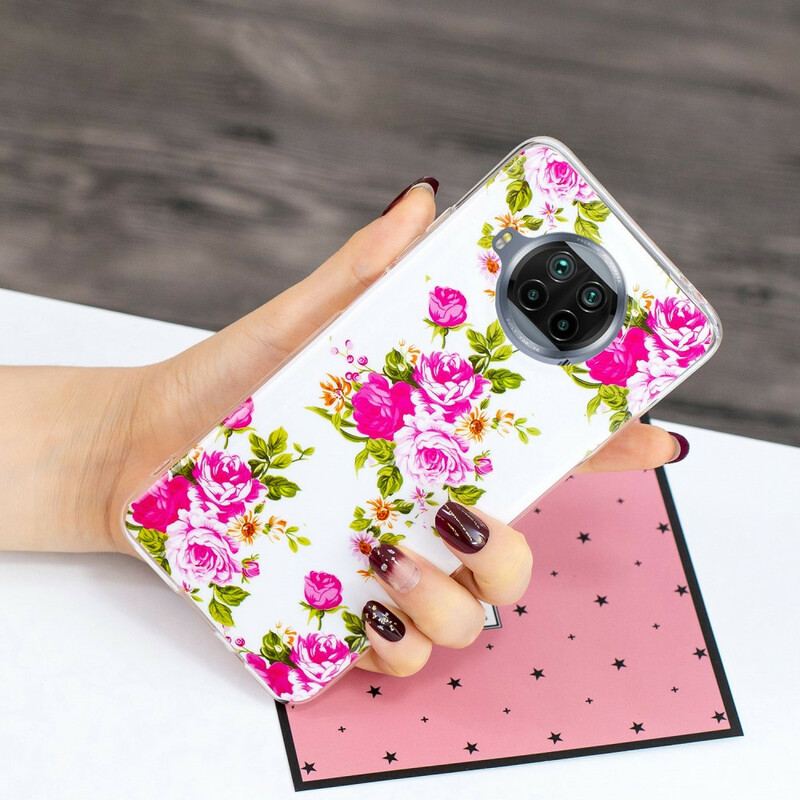 Mobilcover Xiaomi Redmi Note 9 Pro 5G Neon Liberty Blomster