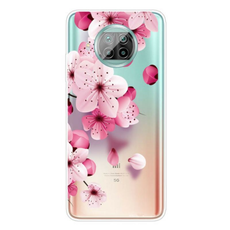 Mobilcover Xiaomi Redmi Note 9 Pro 5G Små Lyserøde Blomster