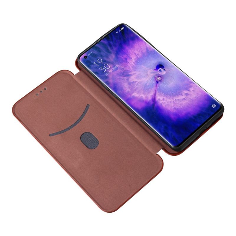 Cover Oppo Find X5 Flip Cover Kulfiber