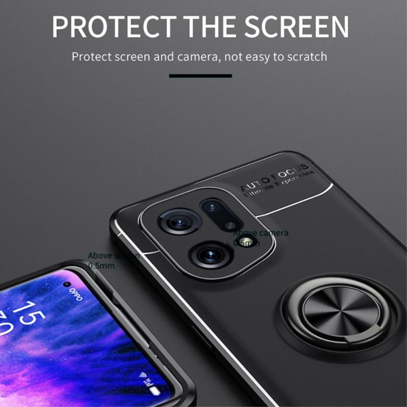 Cover Oppo Find X5 Roterende Ring