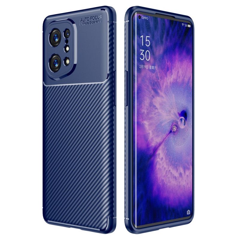 Mobilcover Oppo Find X5 Kulfiberslange