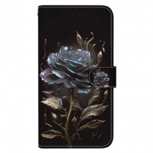 Flip Cover Realme 12 Plus 5g Sort Rose Med Rem