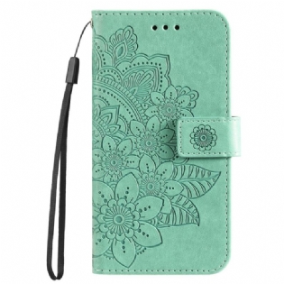 Flip Cover Til Realme 12 Plus 5g Mandala Print Med Rem