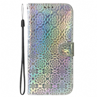 Flip Cover Til Realme 12 Plus 5g Strappy Disco Style