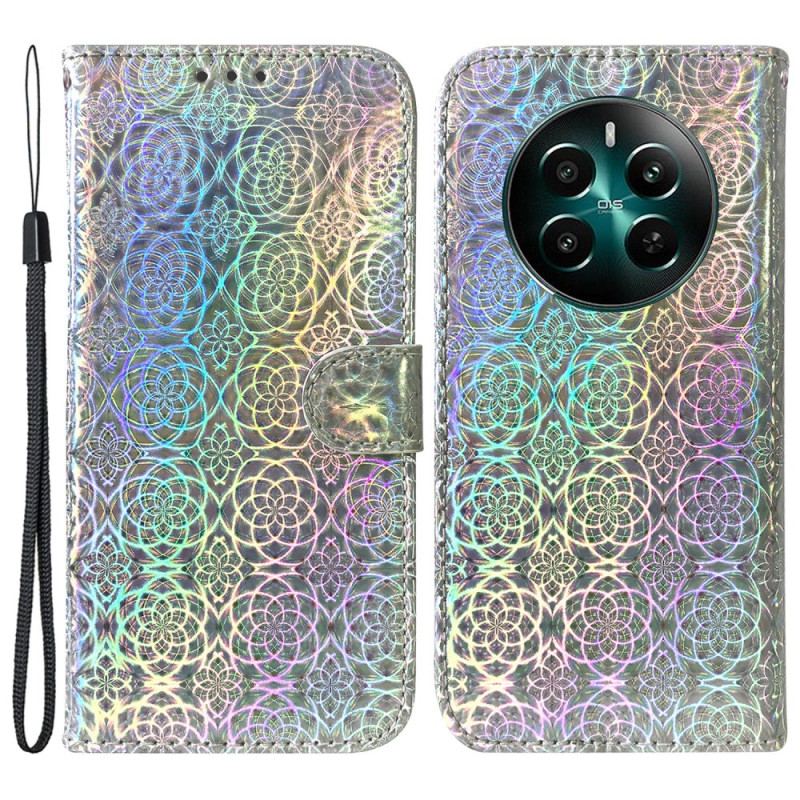 Flip Cover Til Realme 12 Plus 5g Strappy Disco Style