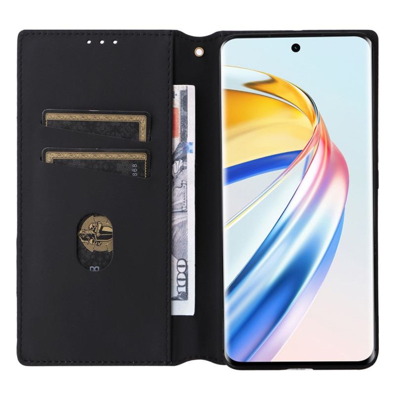 Flip Cover Honor X9b / Magic 6 Lite 3d Diamanter