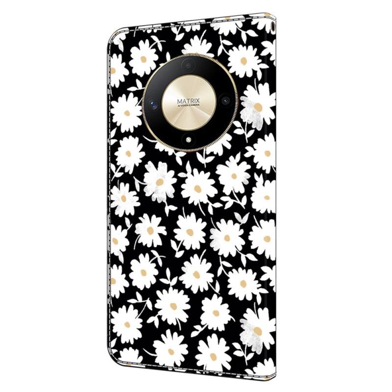 Flip Cover Honor X9b / Magic 6 Lite Blomster