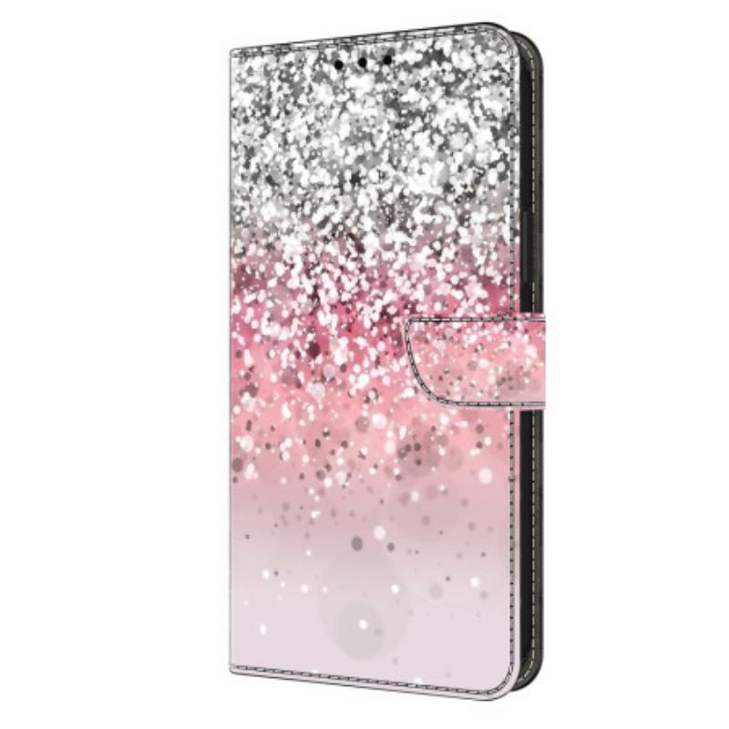 Flip Cover Honor X9b / Magic 6 Lite Gradient Glitter