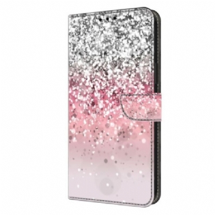 Flip Cover Honor X9b / Magic 6 Lite Gradient Glitter