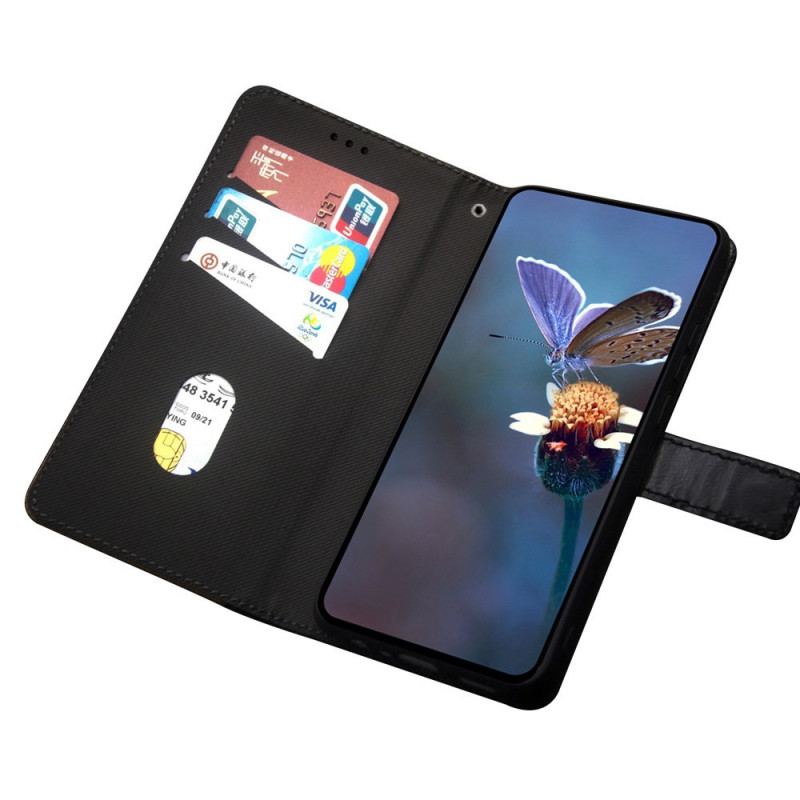 Flip Cover Honor X9b / Magic 6 Lite Tofarvet Idewei