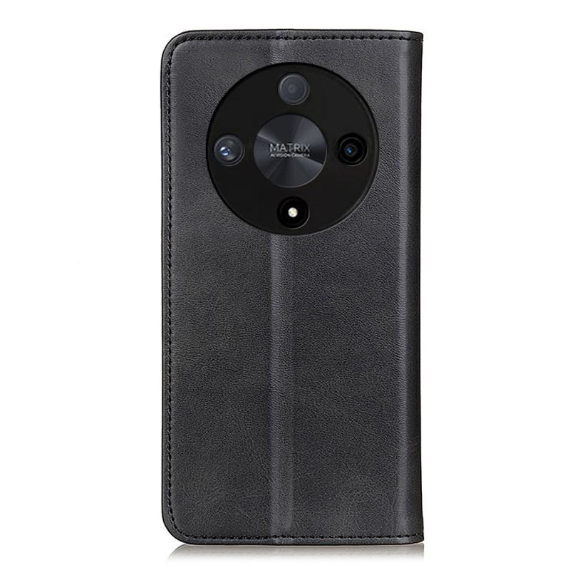 Flip Cover Til Honor X9b / Magic 6 Lite Klassisk Splitlæder